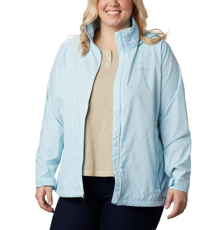 Columbia Switchback III Jakke Dame Lyse Blå | Plus Size 78401I